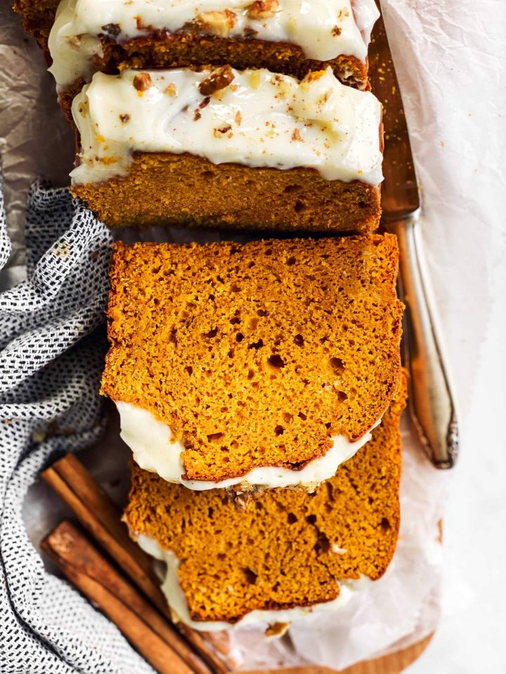 Making Pumpkin Bread With Cake Mix