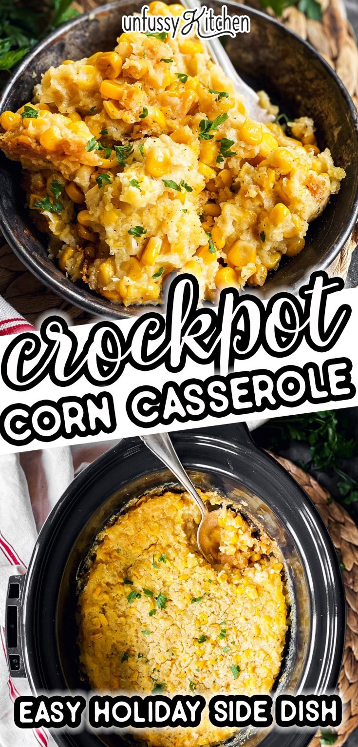 Crock Pot Corn Casserole · Easy Family Recipes