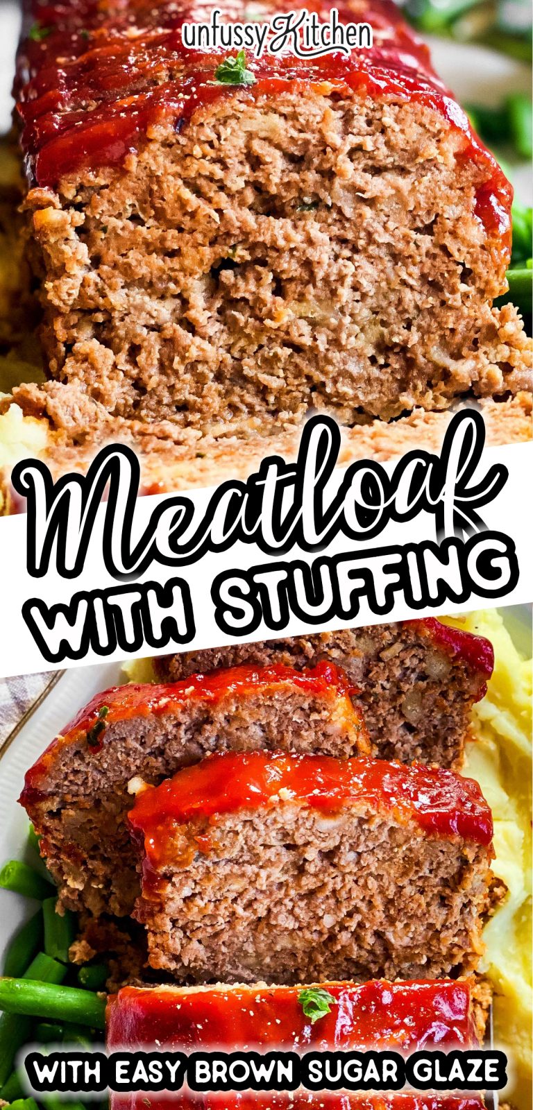 Stove Top Stuffing Meatloaf Recipe - Unfussy Kitchen