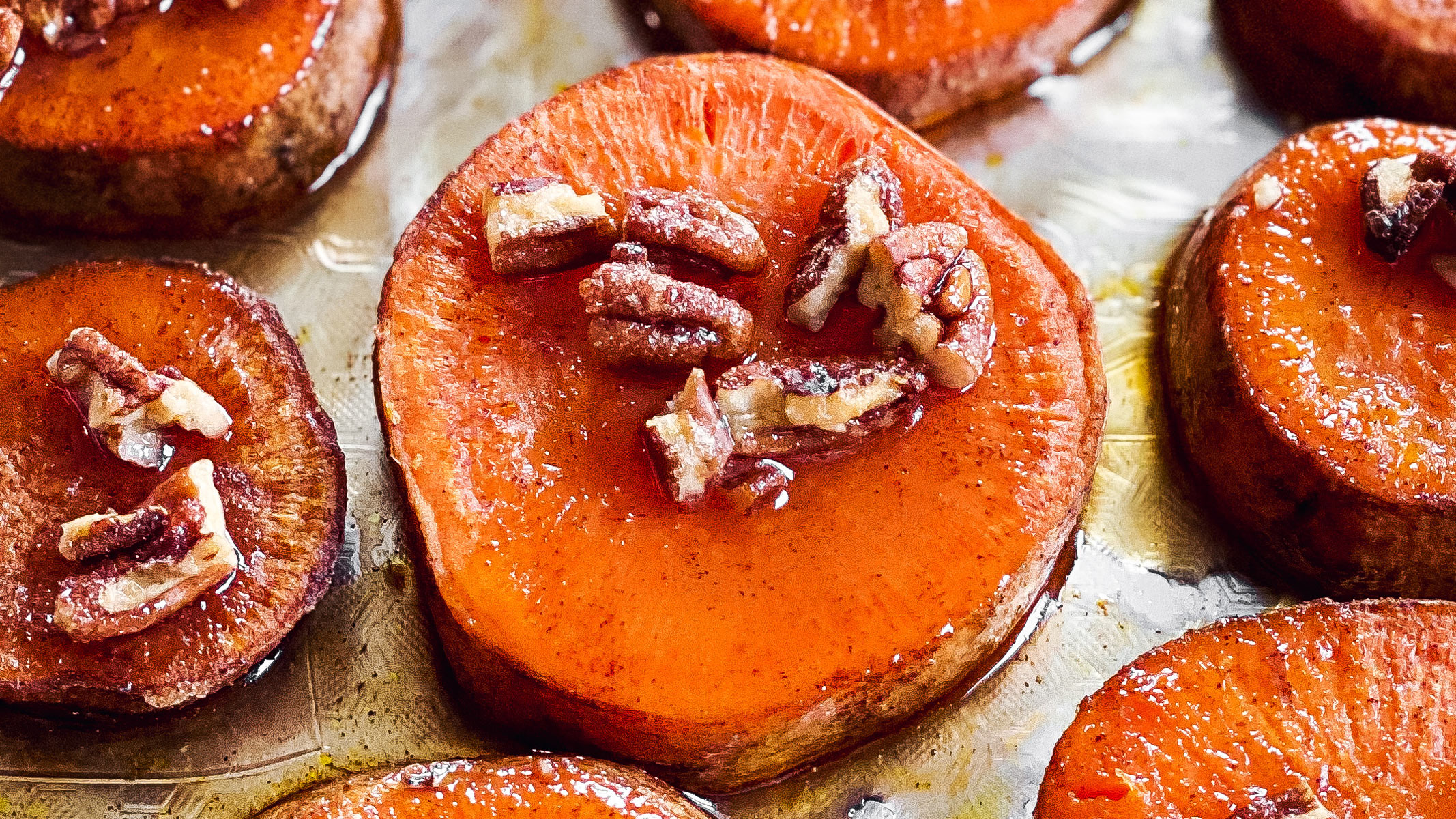 Candied Baked Sweet Potato Slices Recipe Unfussy Kitchen