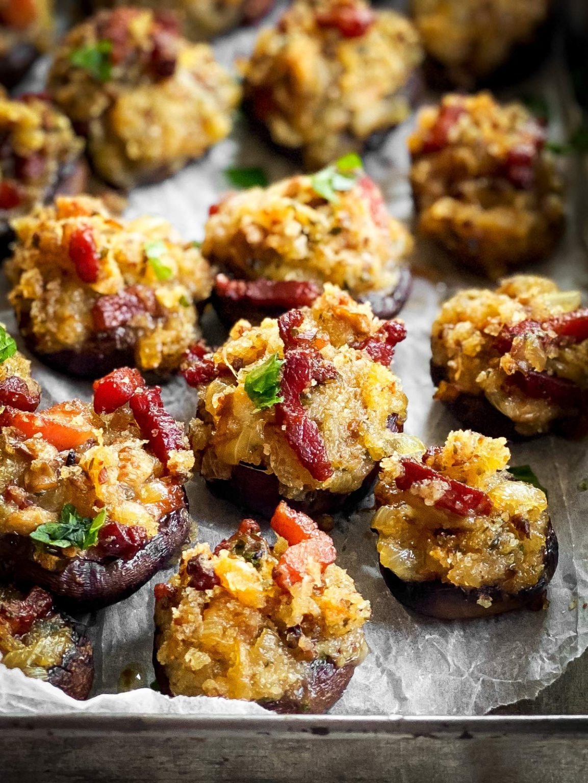 Stuffed Mushrooms with Bacon Recipe Unfussy Kitchen