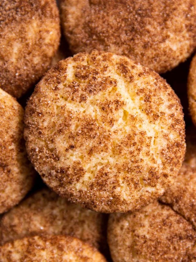 Easy Snickerdoodles (with Cake Mix)