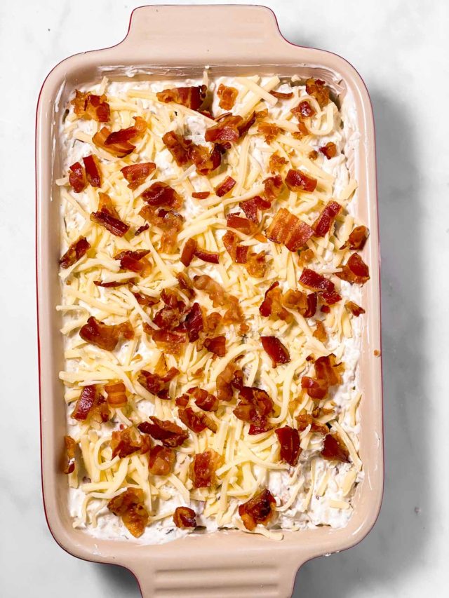 Creamy Hot Onion Dip with Bacon Recipe Unfussy Kitchen