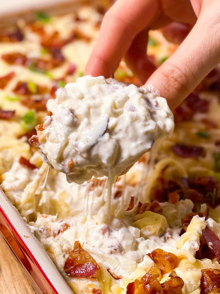 Creamy Hot Onion Dip with Bacon Recipe Unfussy Kitchen