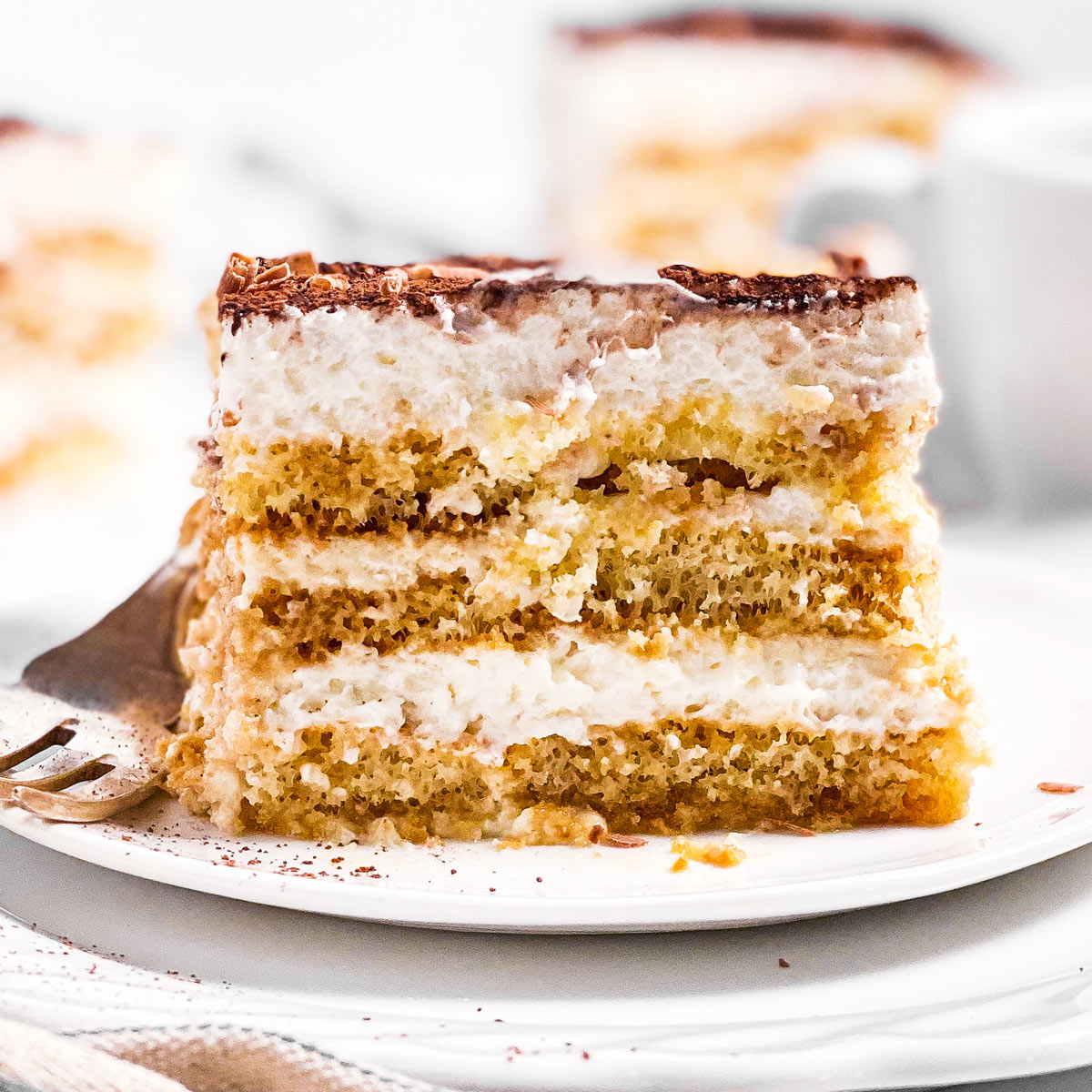 Easy Tiramisu Recipe with Cake (no Eggs, no Mascarpone) Unfussy Kitchen